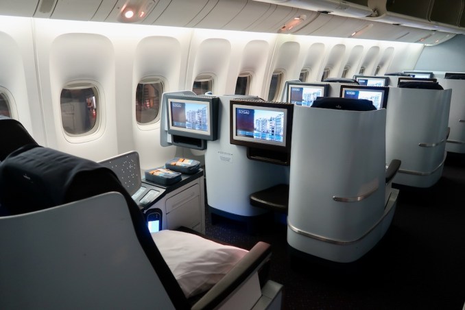 KLM 777 BUSINESS CLASS