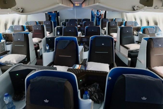 KLM 777 BUSINESS CLASS